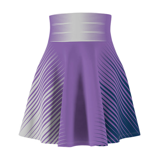 Women's Skater Skirt - Purple Diffusion