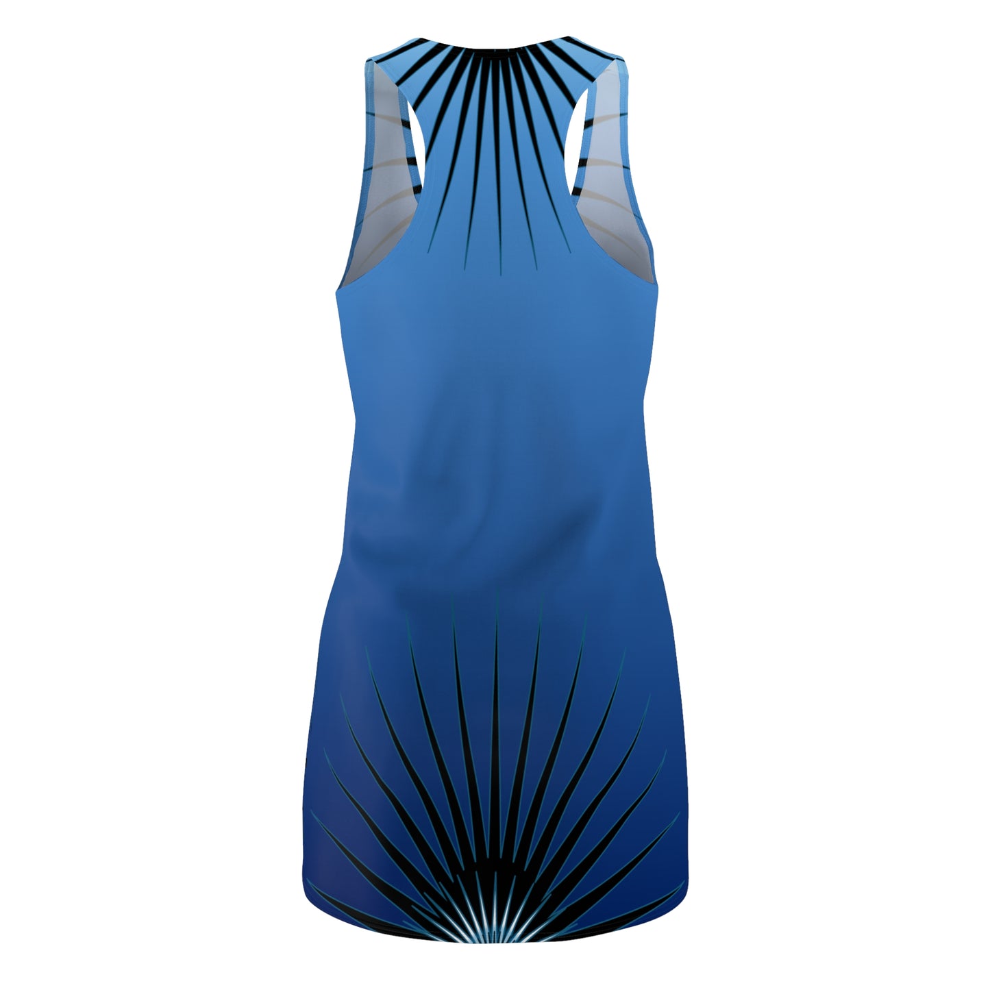 Racerback cover up - Blue Starburst