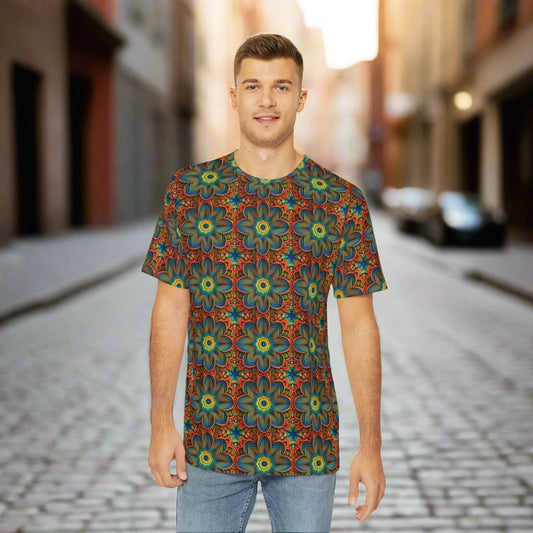 Ultra Deep Colored Flower Tee