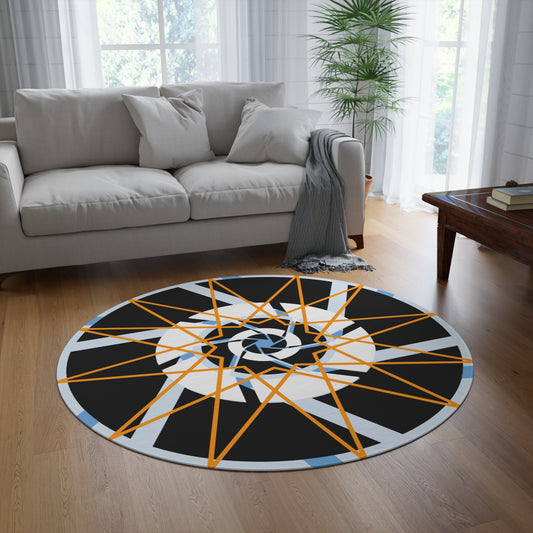 Round Rug - Optical Wheel