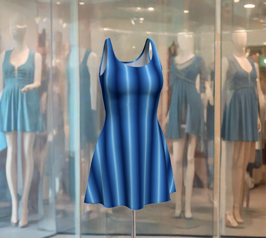 Blue Ray - Flare Dress
