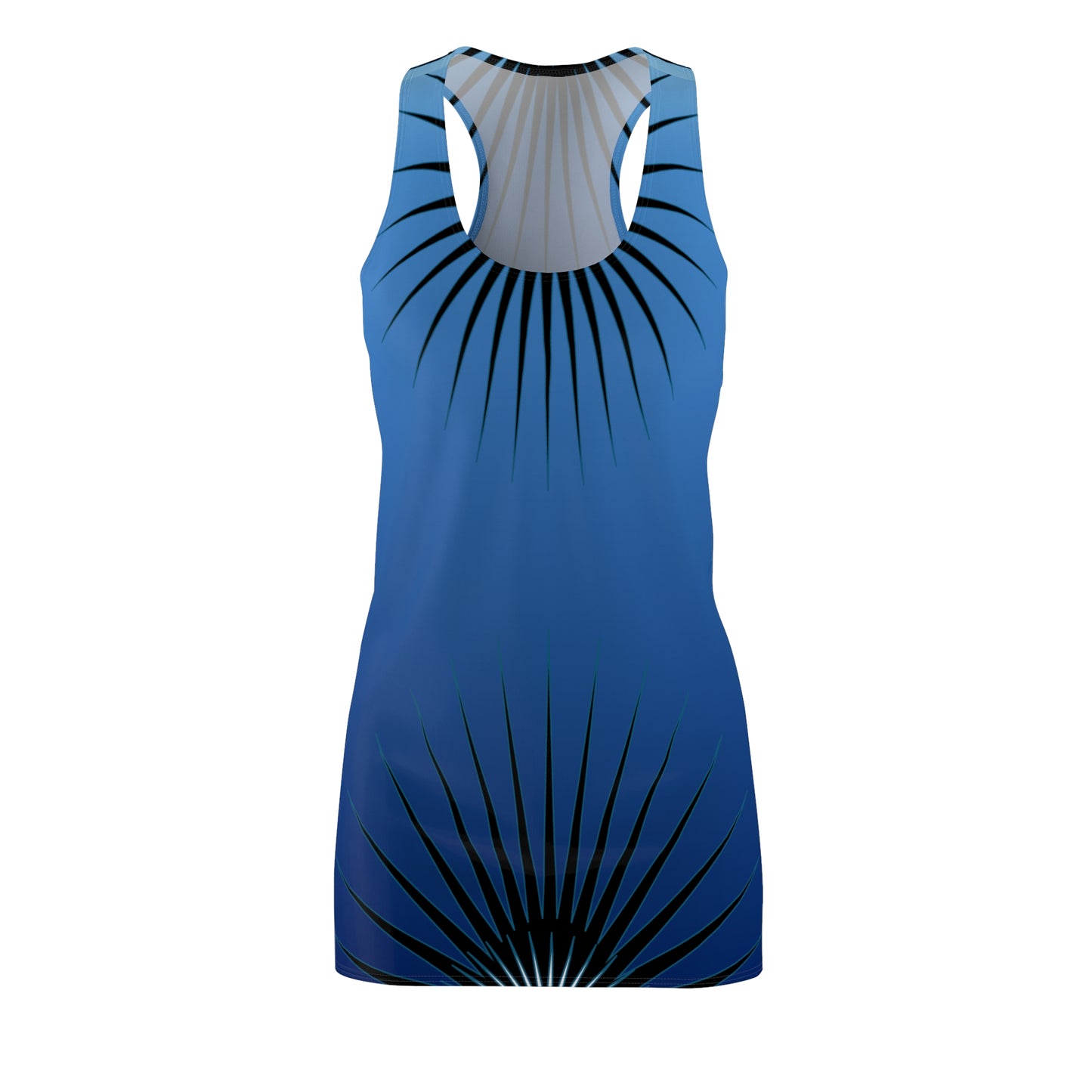 Racerback cover up - Blue Starburst