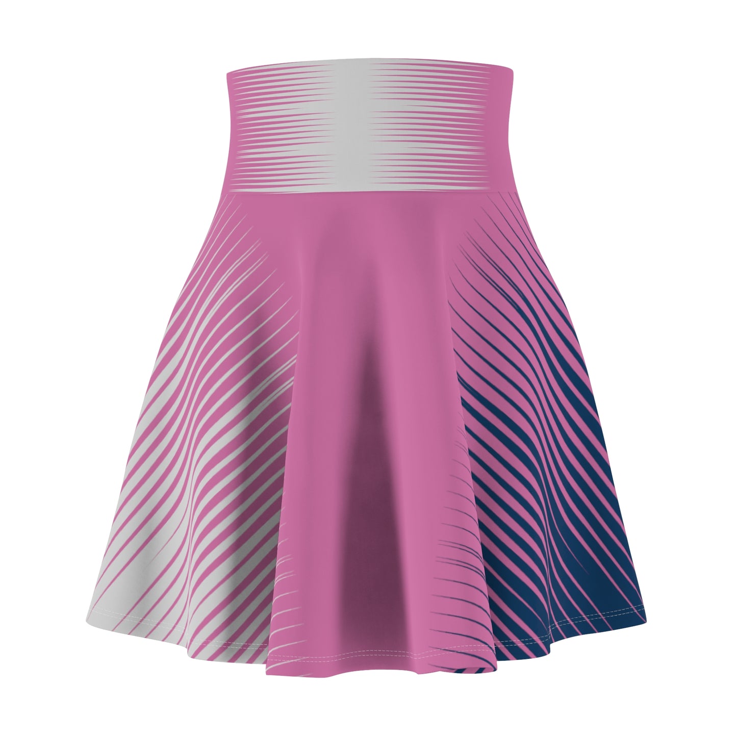 Women's Skater Skirt - Pink Diffusion