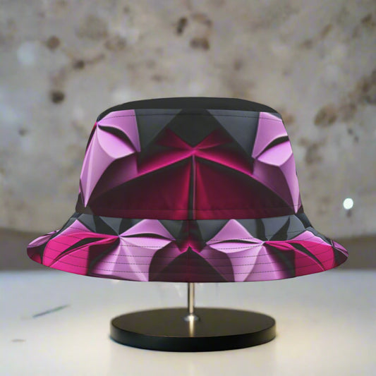 Bucket Hat - Pink Fold