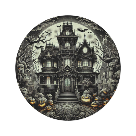 Round Rug - Halloween House