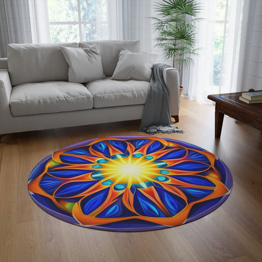 Star Flower - Round Rug