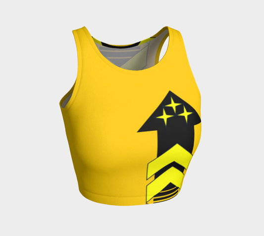 Athletic Crop Top - Tiger Space Racer