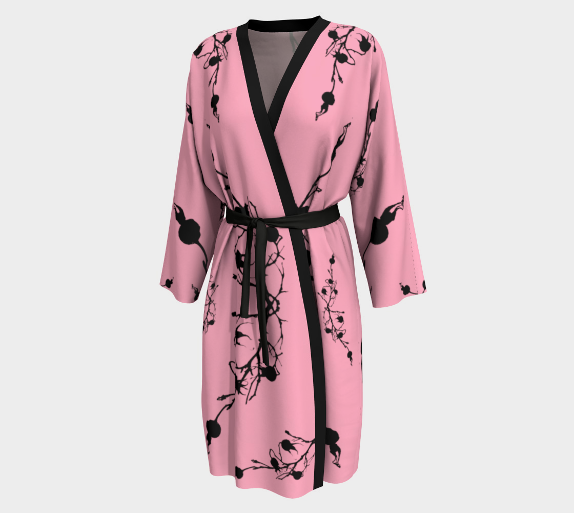 Lounge Robe - Pegnoir - Black Rose Hips