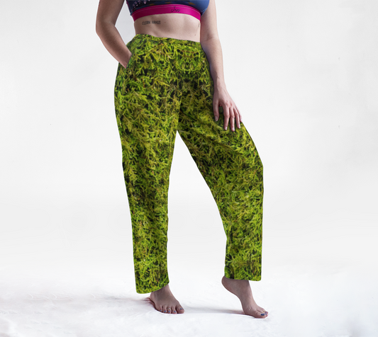 Lounge Pants - Moss Print