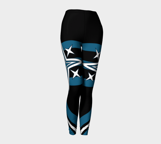 Fashion Leggings - Blue Star